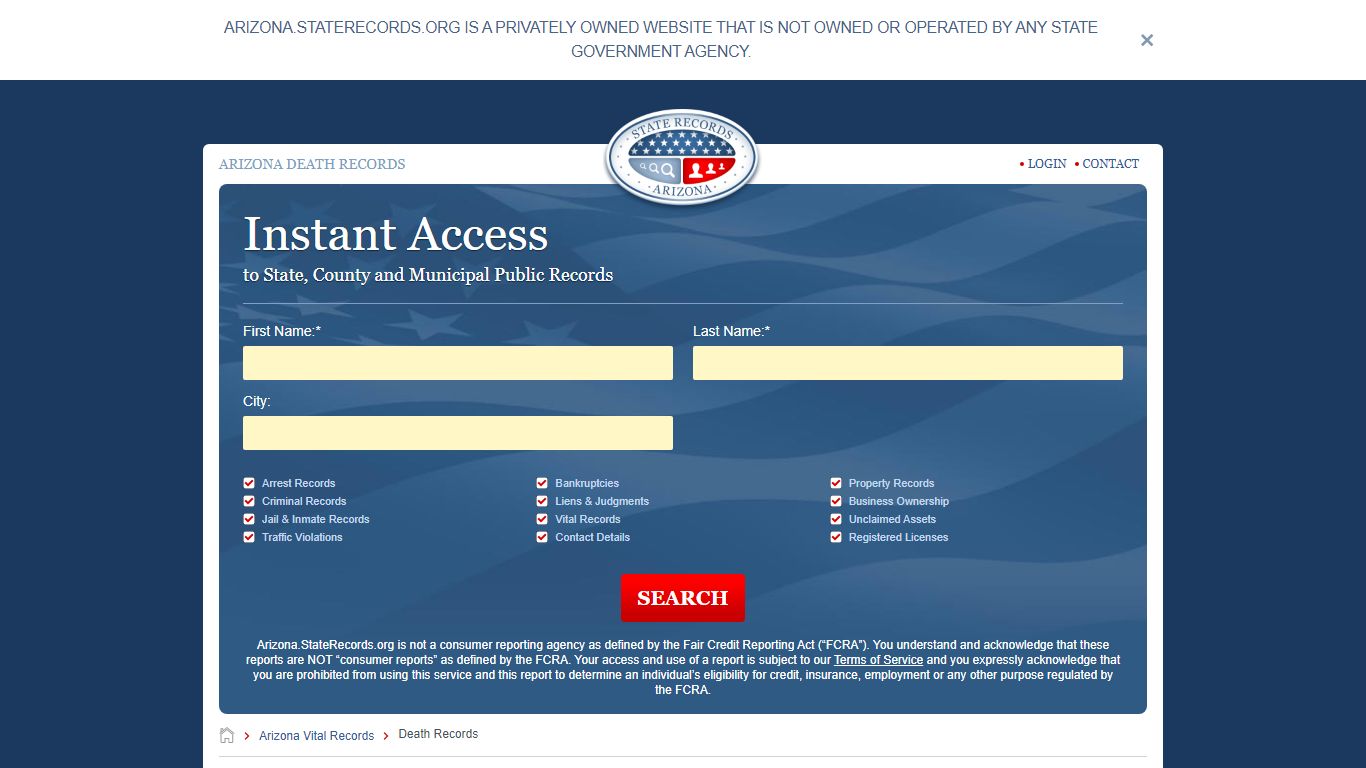 How to Find Arizona Death Records | StateRecords.org